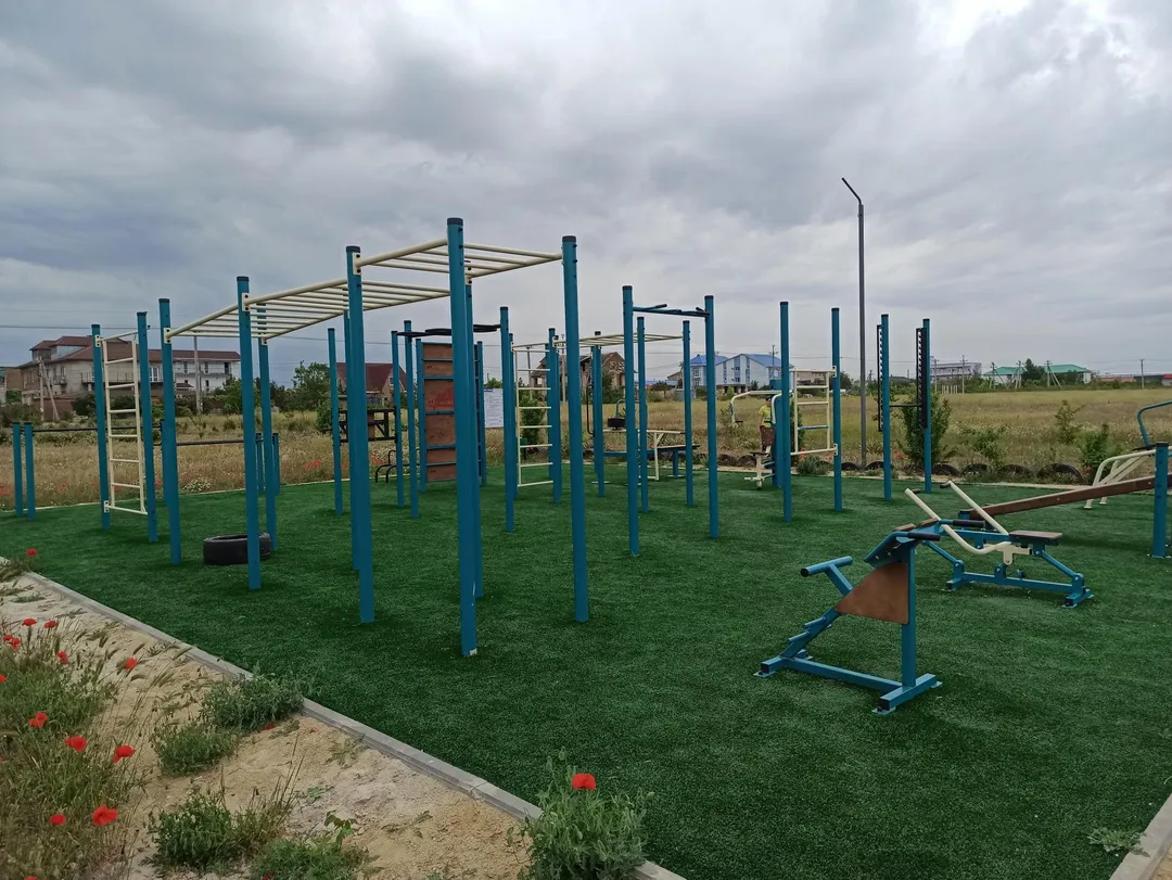 Monkey bar presso Calisthenics Park at Прибрежная улица, Николаевское сельское поселение – foto 3 di 5