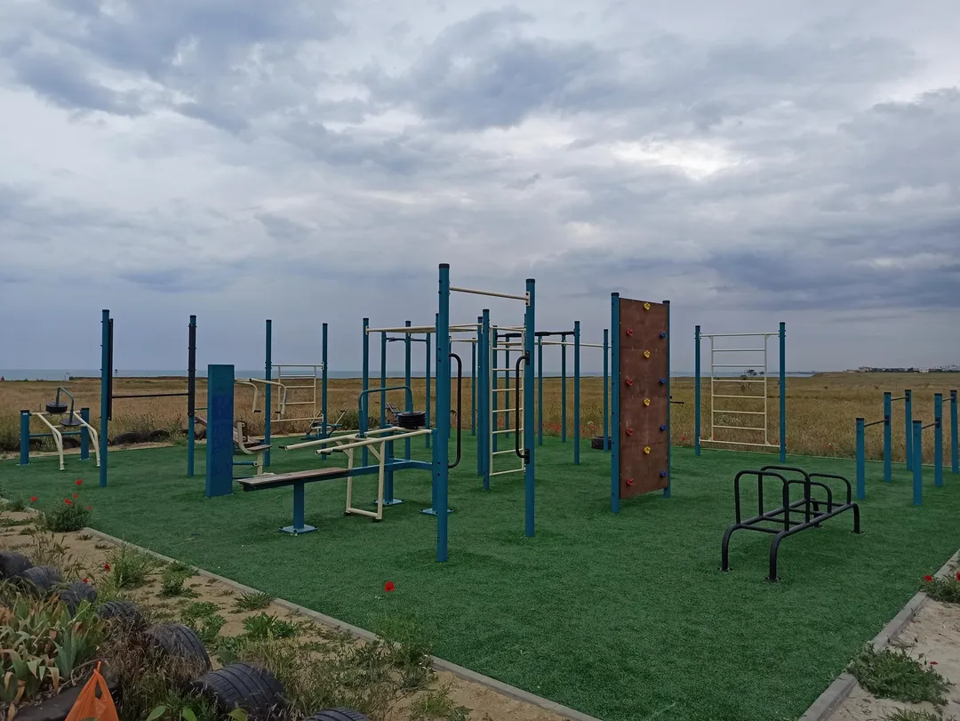 Sbarra per trazioni presso Calisthenics Park at Прибрежная улица, Николаевское сельское поселение – foto 1 di 5