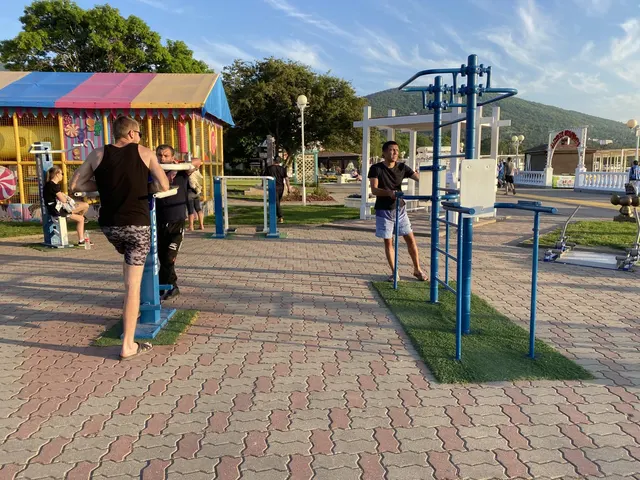 Calisthenics Park at улица Мира, Кабардинка #wp3154