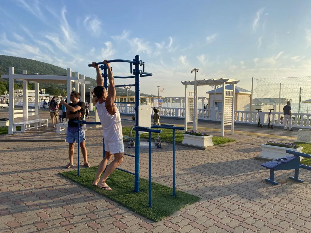 Шведская стенка на площадке Calisthenics Park at улица Мира, Кабардинка #wp3154 – фото 3 из 3