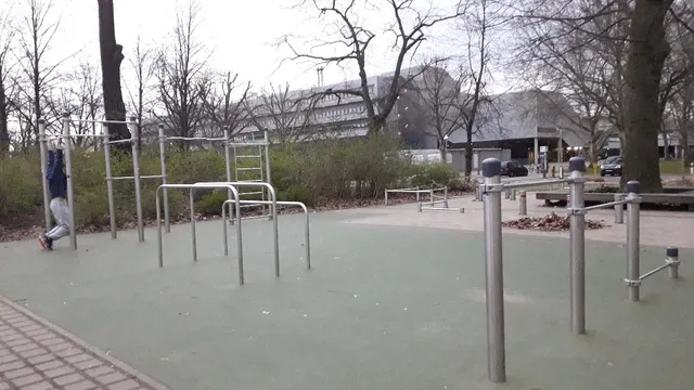Calisthenics Park at Aktionsfläche Streetworkout, Berlin
