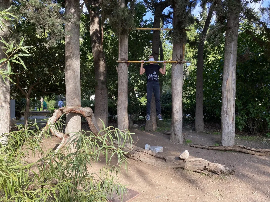 Bară de tracțiuni la Calisthenics Park at Ευελπίδων, Αθήνα – fotografia 6 din 7