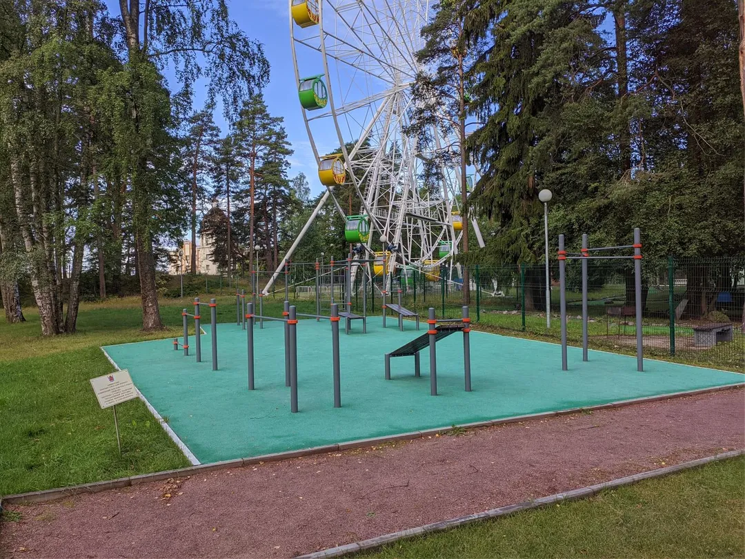 Sbarra per trazioni presso Calisthenics Park at Гаванная улица, Зеленогорск – foto 1 di 1