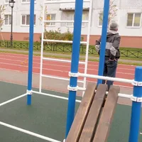 Calisthenics Park at Швейцарская улица, Ломоносов - thumbnail 2