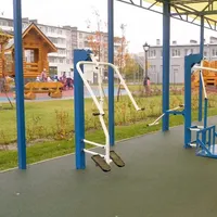 Calisthenics Park at Швейцарская улица, Ломоносов - thumbnail 3