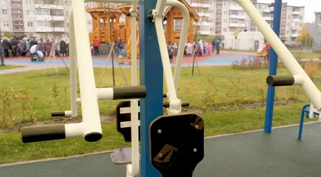 Calisthenics Park at Швейцарская улица, Ломоносов