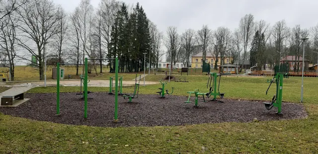 Calisthenics Park at Izmēģinātāju iela, Priekuļu pagasts