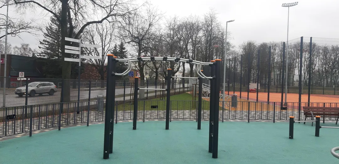 Spalier la Calisthenics Park at Dzintara iela, Cēsis – fotografia 5 din 11