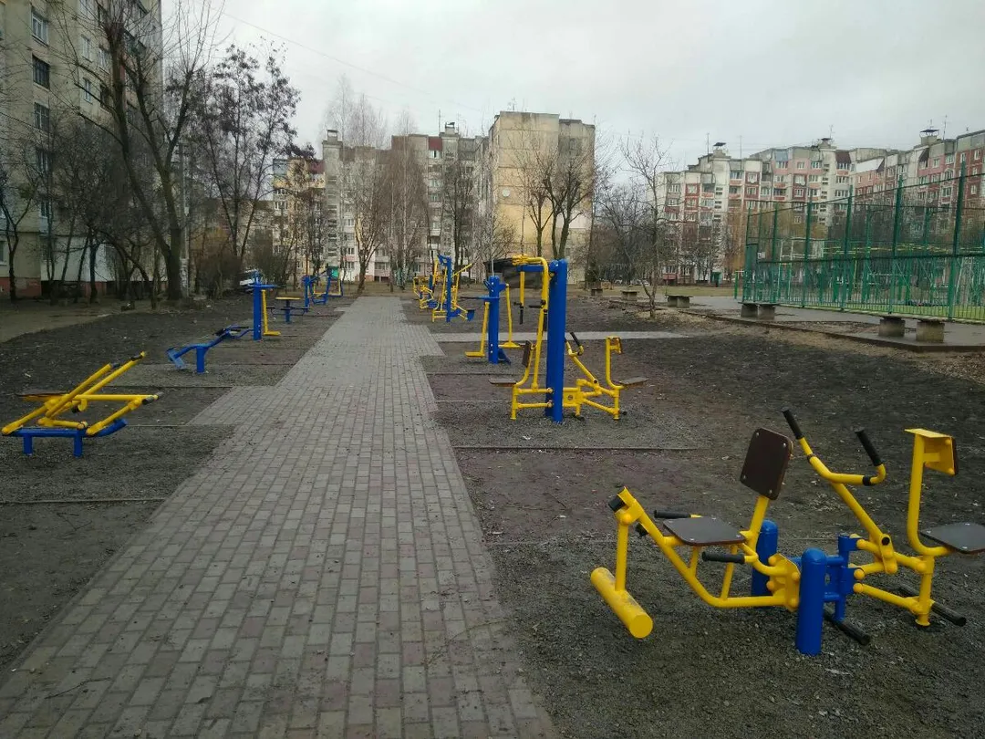 Sprossenwand bei Calisthenics Park at Польський бульвар, Житомир – Foto 4 von 4