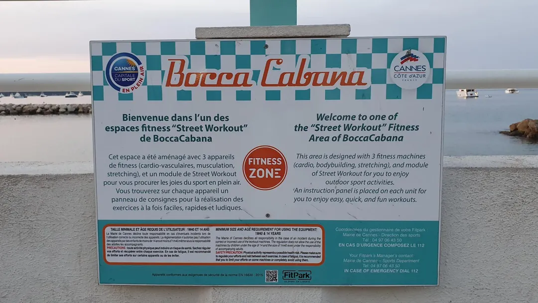 Sbarra per trazioni presso Calisthenics Park at Boulevard Jean Hibert, Cannes – foto 4 di 4