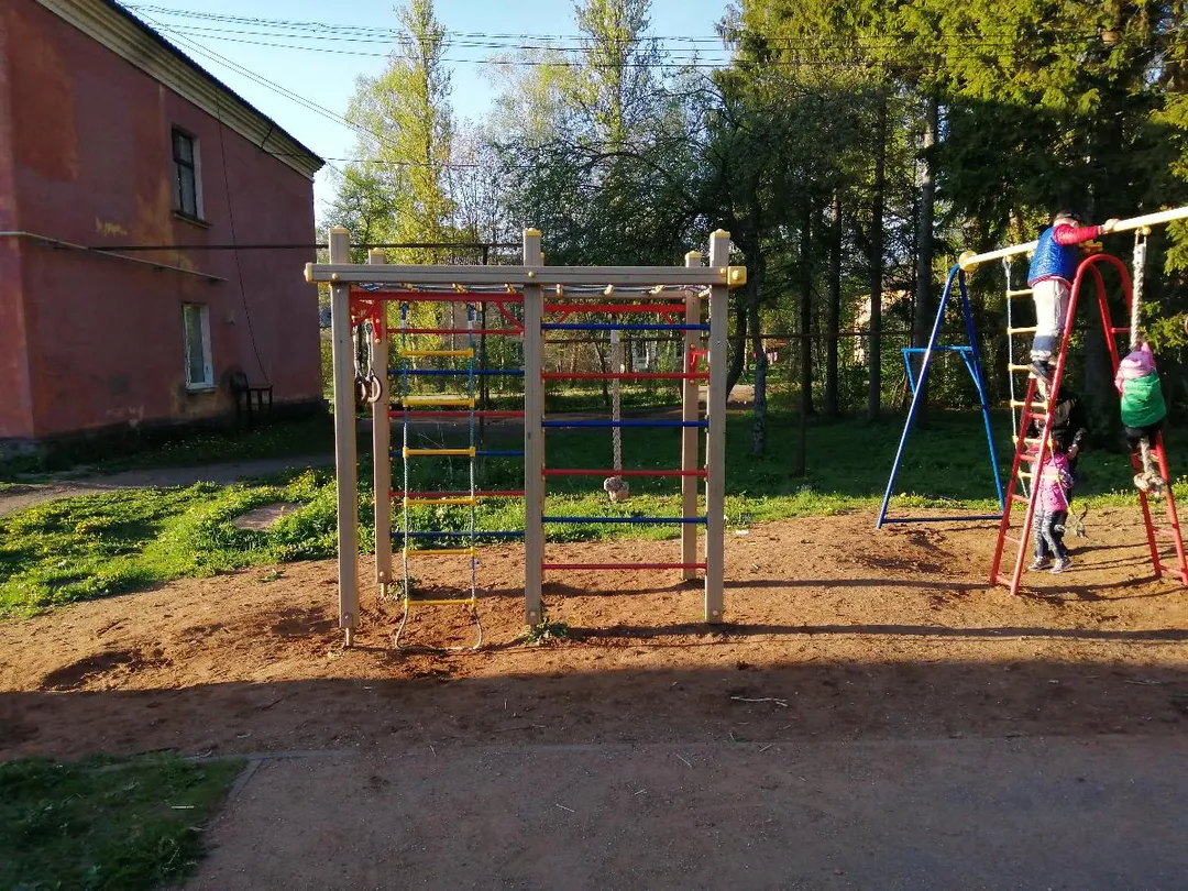 Spalliera presso Calisthenics Park at Пионерская улица, Дно – foto 3 di 3