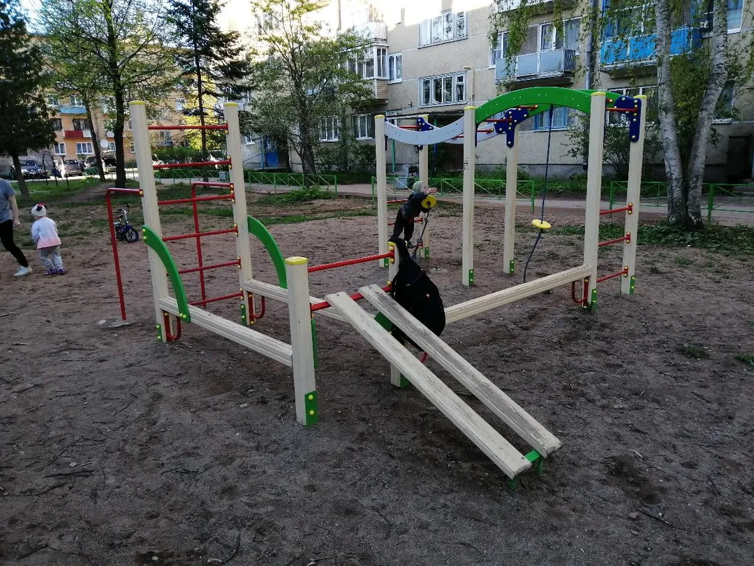 Parallel Gym Bars at Calisthenics Park at улица Строителей, Дно #wp3325 – photo 2 of 4