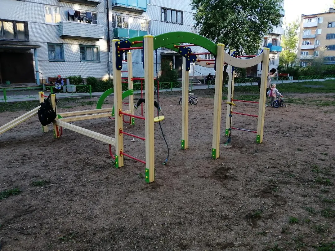 Monkey Bars at Calisthenics Park at улица Строителей, Дно #wp3325 – photo 3 of 4
