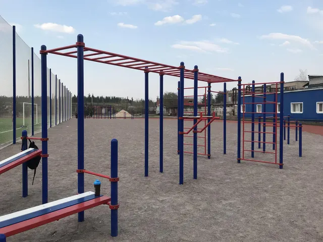 Calisthenics Park at Крикковское шоссе, Кингисепп