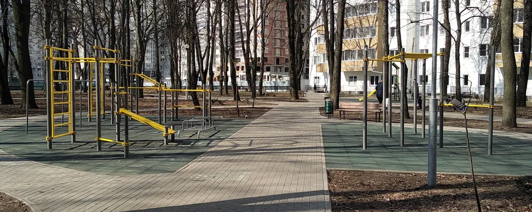 Push Up Bar at Calisthenics Park at вуліца Папаніна, Мінск – photo 2 of 2