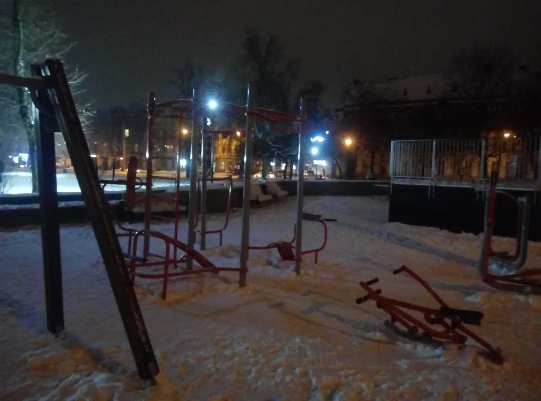 Sprossenwand bei Calisthenics Park at площа Марка Кропивницького, Львів – Foto 4 von 4