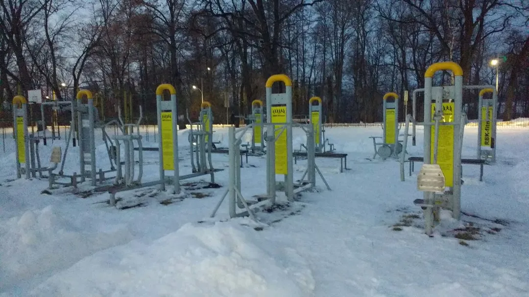 Лижний тренажер на майданчику Calisthenics Park at Красноармейская улица, Гусев #wp3350 – фото 5 з 6