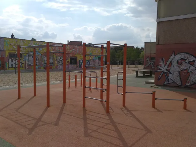 Calisthenics Park at Amöbe, Leipzig