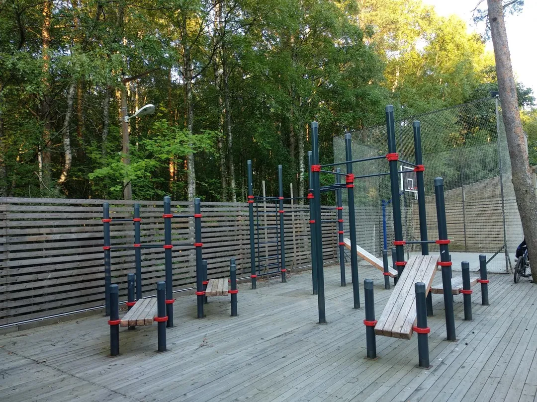 Parallele presso Calisthenics Park at Таможенная дорога, Сестрорецк – foto 2 di 2