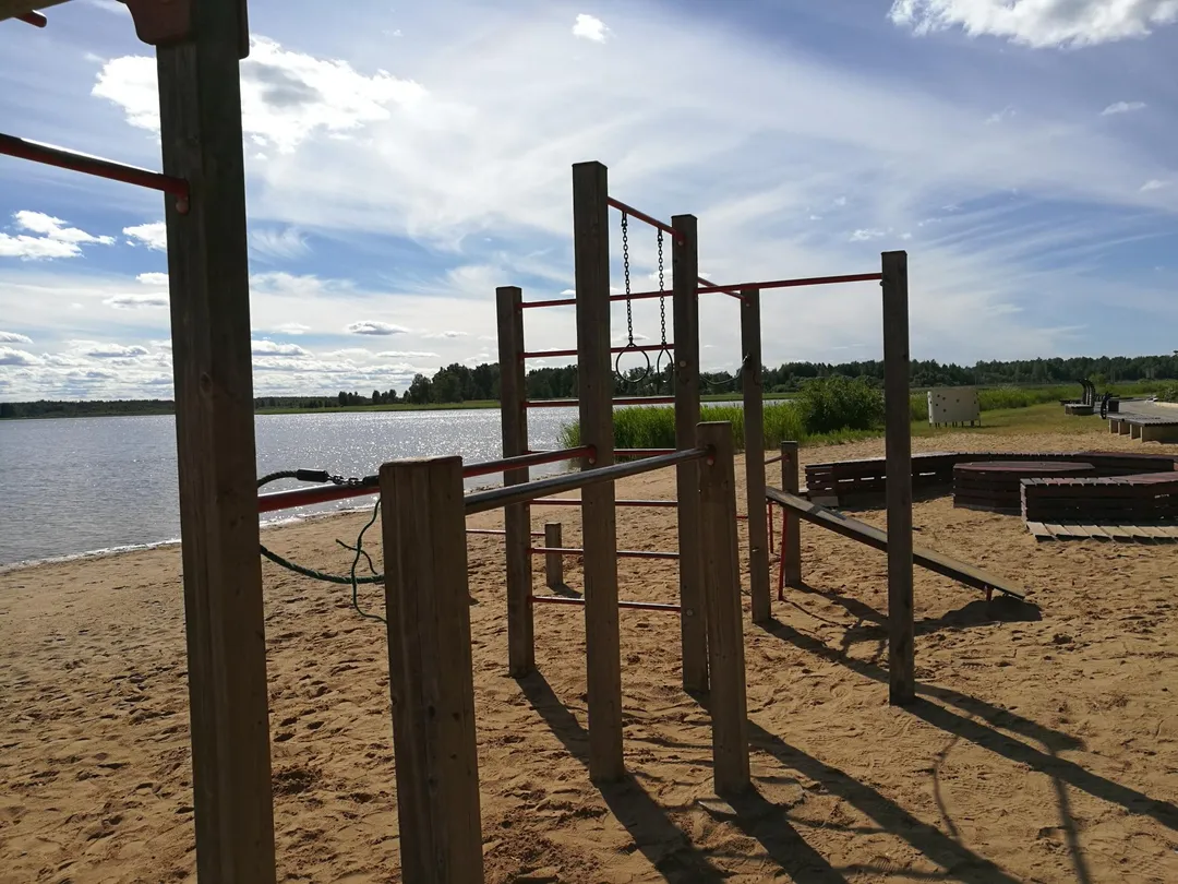Шведська стінка на майданчику Calisthenics Park at Tamula rannapromenaad, Võru linn – фото 9 з 10