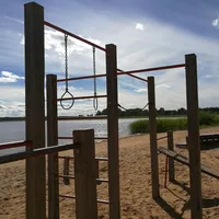 Calisthenics Park at Tamula rannapromenaad, Võru linn - thumbnail 7