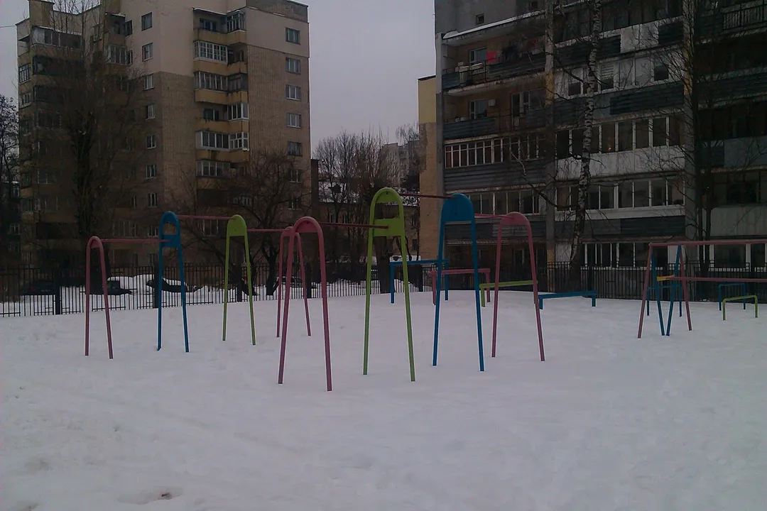 Gymnastic Rings at Calisthenics Park at вуліца Калініна, Мінск – photo 6 of 6