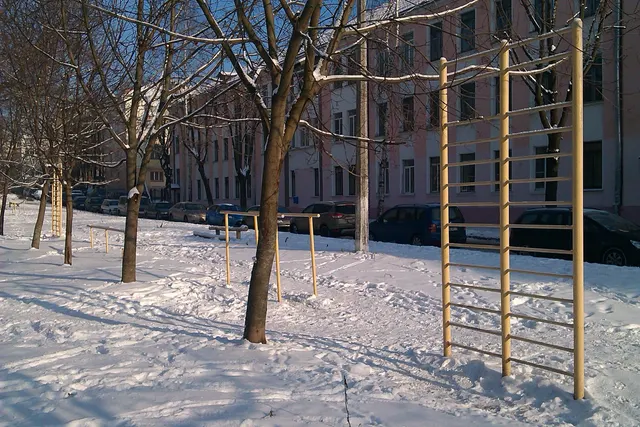Calisthenics Park at вуліца Гебелева, Мінск