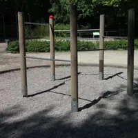 Calisthenics Park at Fitnessanlage Huthpark, Frankfurt am Main - thumbnail 2