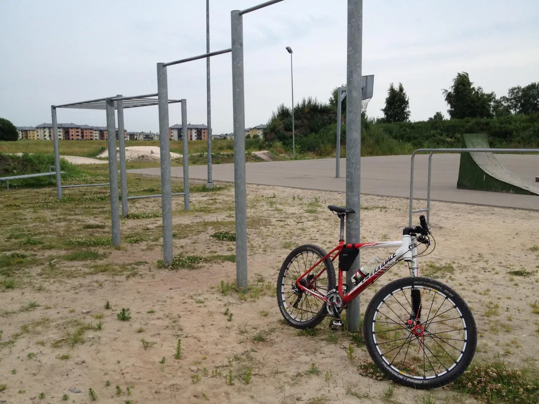 Bară de tracțiuni la Outdoor Gym in Tīraine, Mārupe – fotografia 1 din 1
