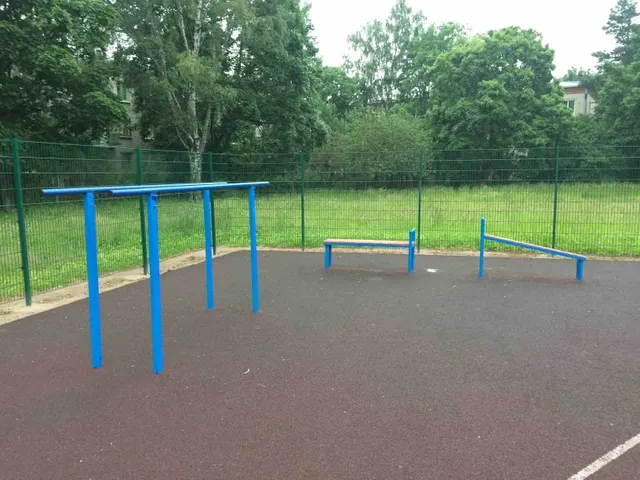 Calisthenics Park at Крещенская улица, Сестрорецк