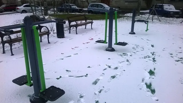 Calisthenics Park at Разводная улица, Петергоф