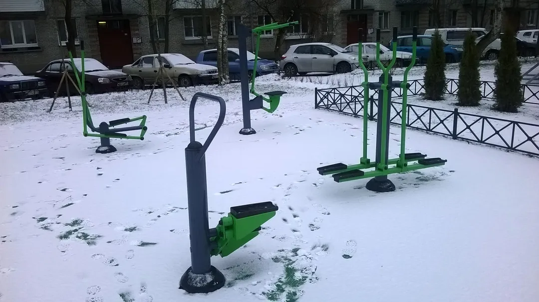 Cross Country Skier at Calisthenics Park at Разводная улица, Петергоф – photo 4 of 4