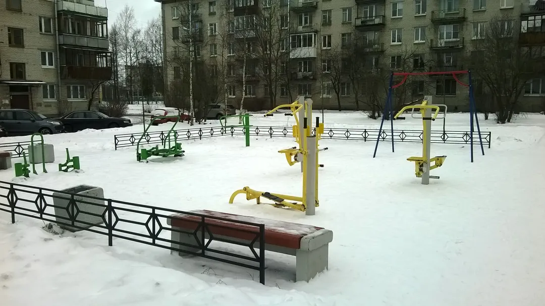 Sbarra per trazioni presso Calisthenics Park at улица Братьев Горкушенко, Петергоф – foto 1 di 4