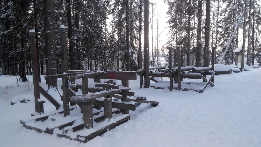 Bare paralele la Calisthenics Park at Leppäkorven kuntorata, Vantaa – fotografia 2 din 5