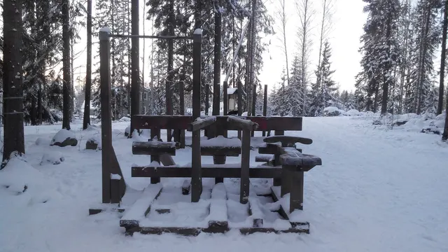 Calisthenics Park at Leppäkorven kuntorata, Vantaa
