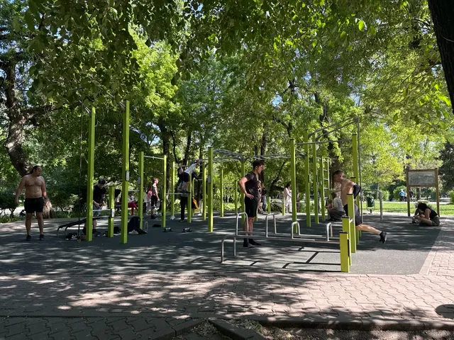 Calisthenics Park at Aleea Magnoliei, București