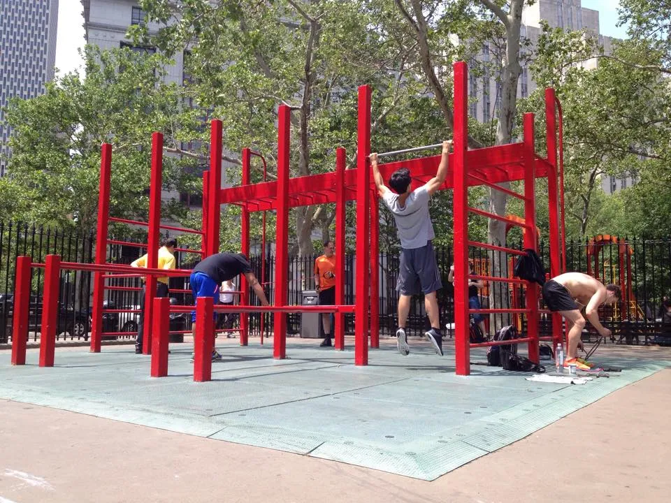 Klimmzugstange bei Calisthenics Park at Worth Street, City of New York – Foto 1 von 1