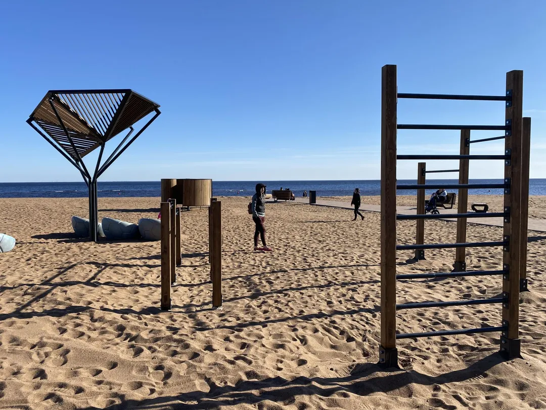 Spalliera presso Calisthenics Park at Театральная улица, Зеленогорск – foto 6 di 6