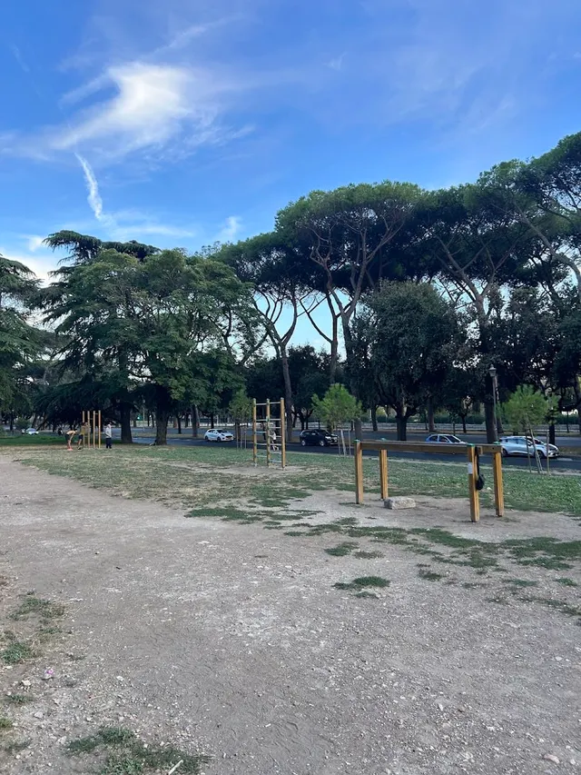 Calisthenics Park at Via di Valle delle Camene, Roma