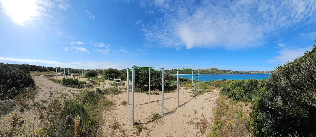 Wall Bars at Calisthenics Park at Via la Sciumara, Lu Palau/Palau – photo 3 of 4