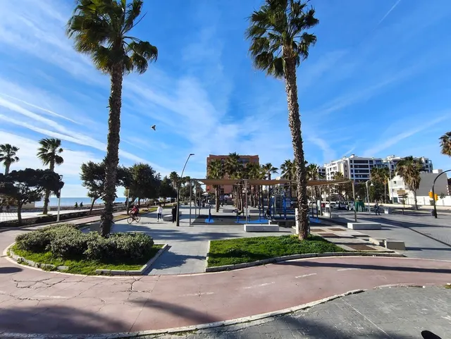 Calisthenics Park at Calle Pacífico, Málaga