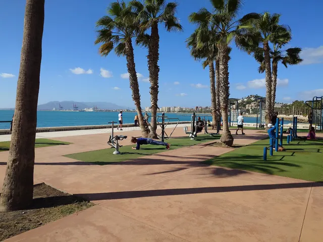 Calisthenics Park at Paseo Marítimo Pablo Ruiz Picasso, Málaga