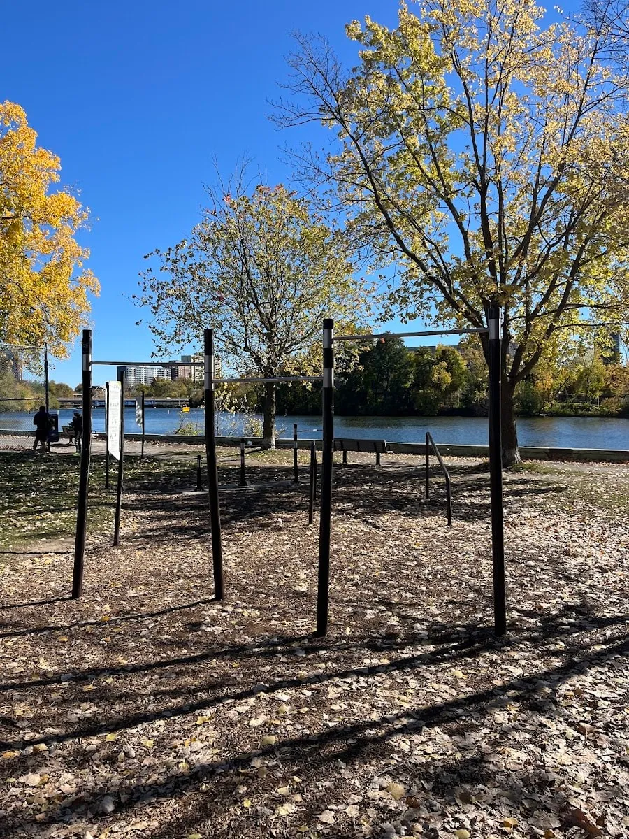 Jump Platform at Calisthenics Park at Rideau River Eastern Pathway, Ottawa #wp3854 – photo 4 of 5