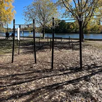 Calisthenics Park at Rideau River Eastern Pathway, Ottawa #wp3854 - thumbnail 4