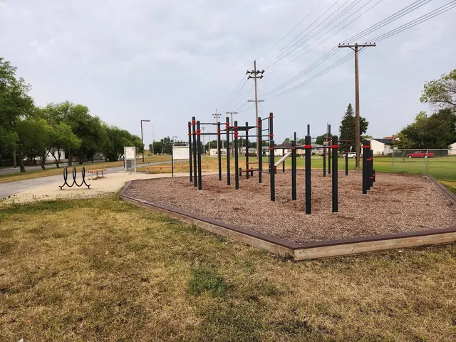 Calisthenics Park at Northeast Pioneers Greenway, Winnipeg