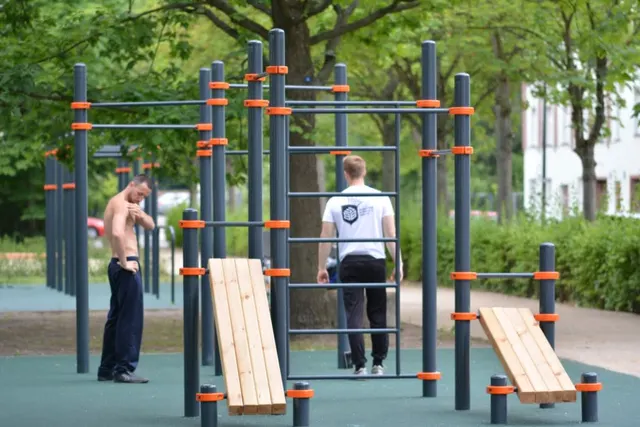 Calisthenics Park at Lehrter Straße, Berlin
