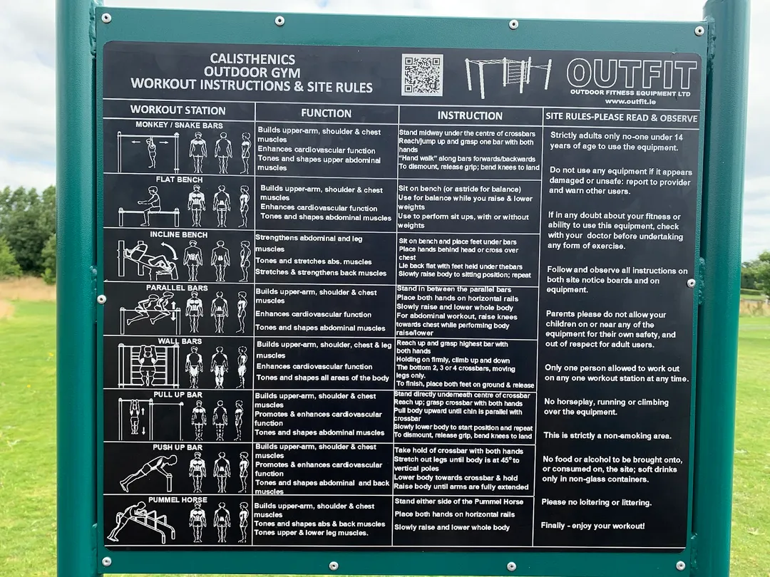 Pull Up Bar at Calisthenics Park at Woodland Walk, Fingal – photo 7 of 8