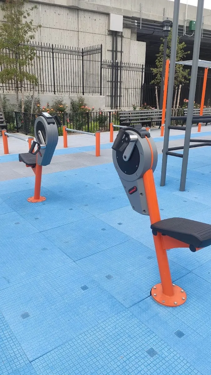 Bancă pentru abdomen la Calisthenics Park at 43rd Street, New York – fotografia 5 din 6