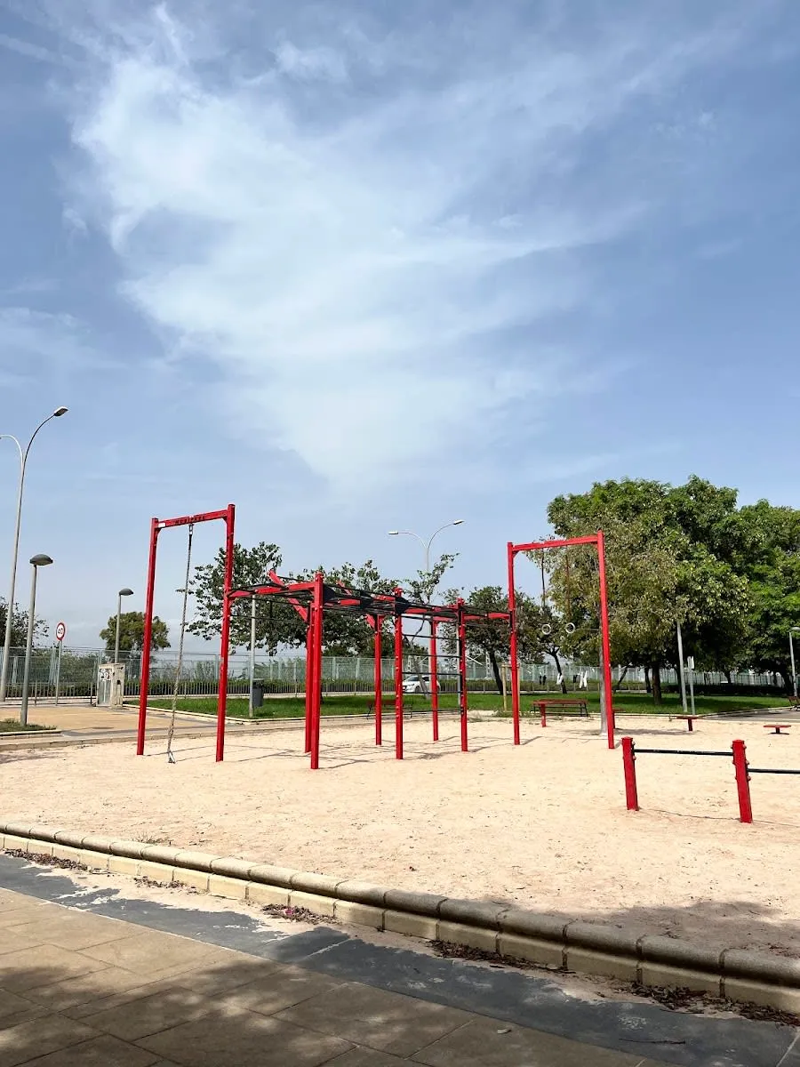 Sbarra per trazioni presso Calisthenics Park at Carrer de l'Enginyer Fausto Elío, València – foto 1 di 5
