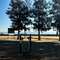 Espectacular parque de calistenia. Nuevito. Junto a este otras maquinas de ejercicio con peso corporal